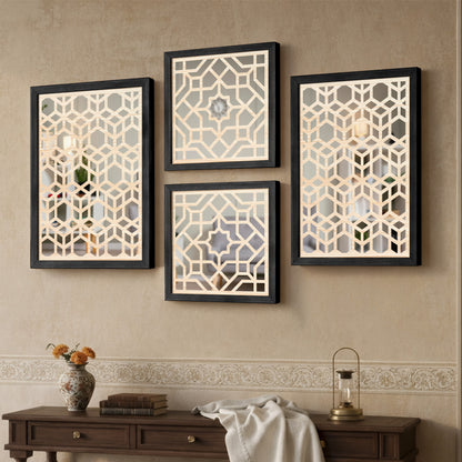 Nexus Mirror Art Set of 4