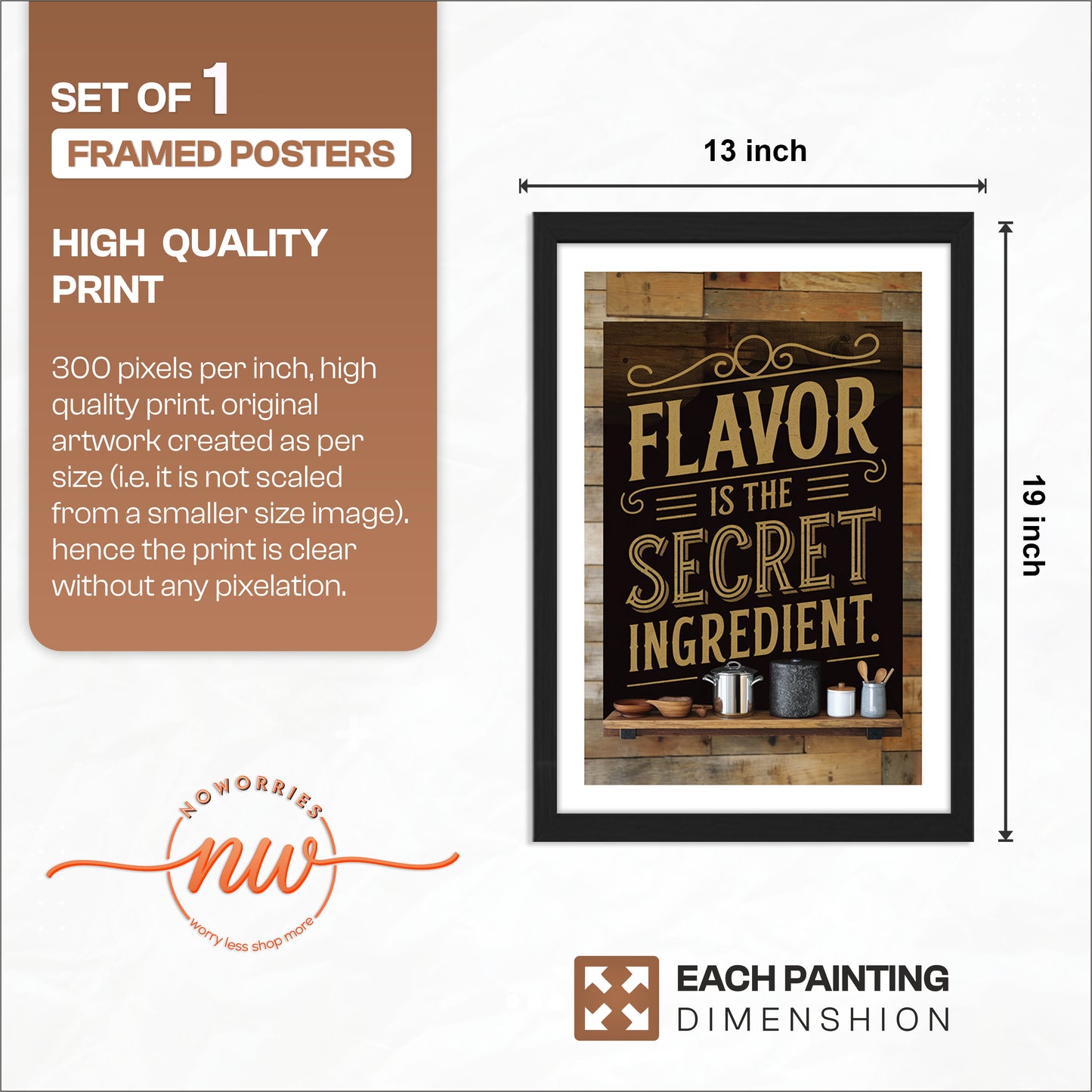 Secret Ingredient Wall Frame