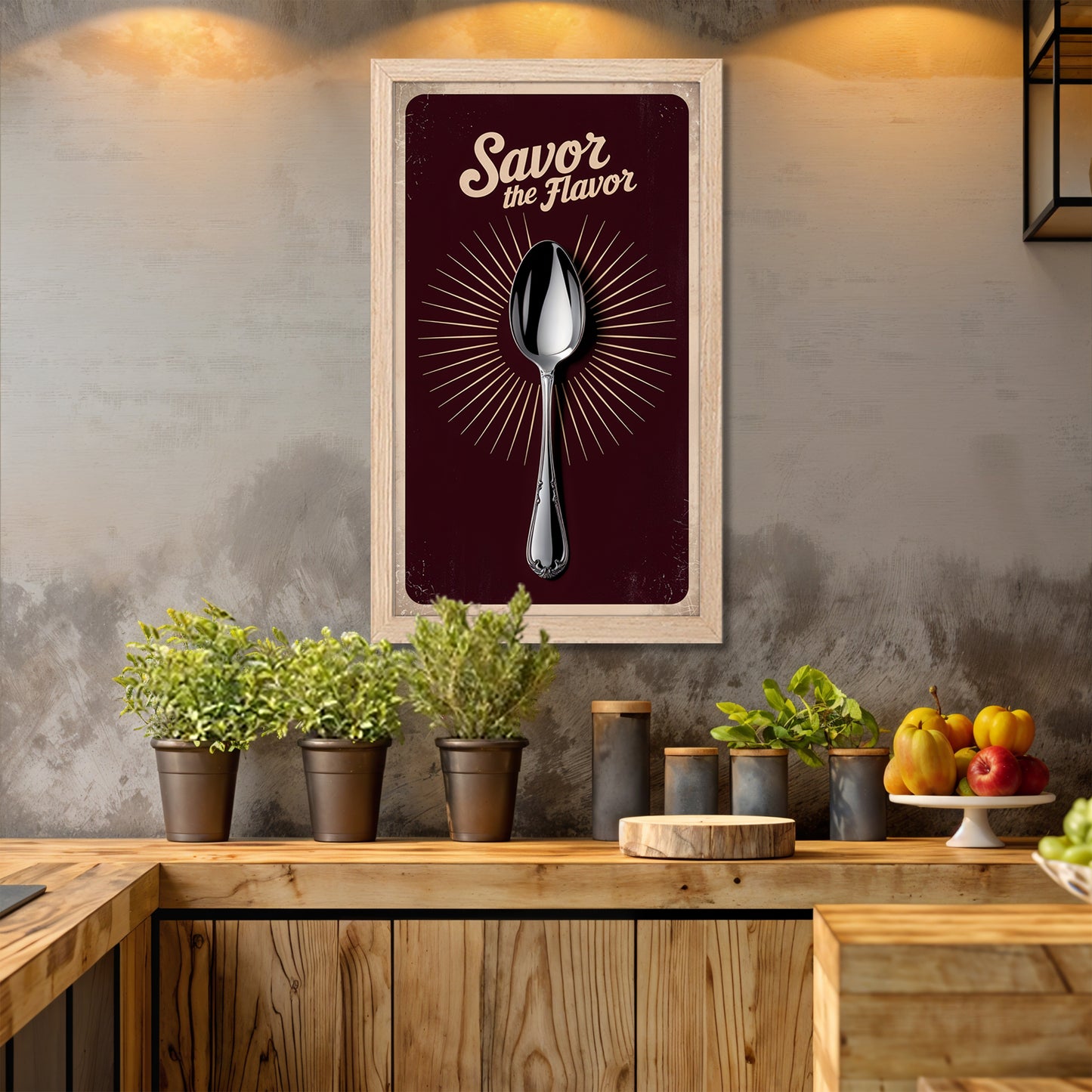 Spoon of Flavour Wall Frame