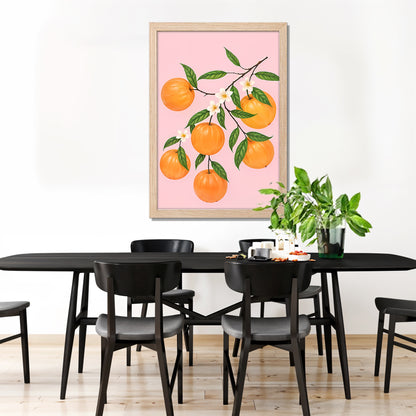 Citrus Branch Wall Frame