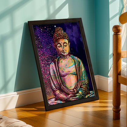 Colorful Buddha Frame