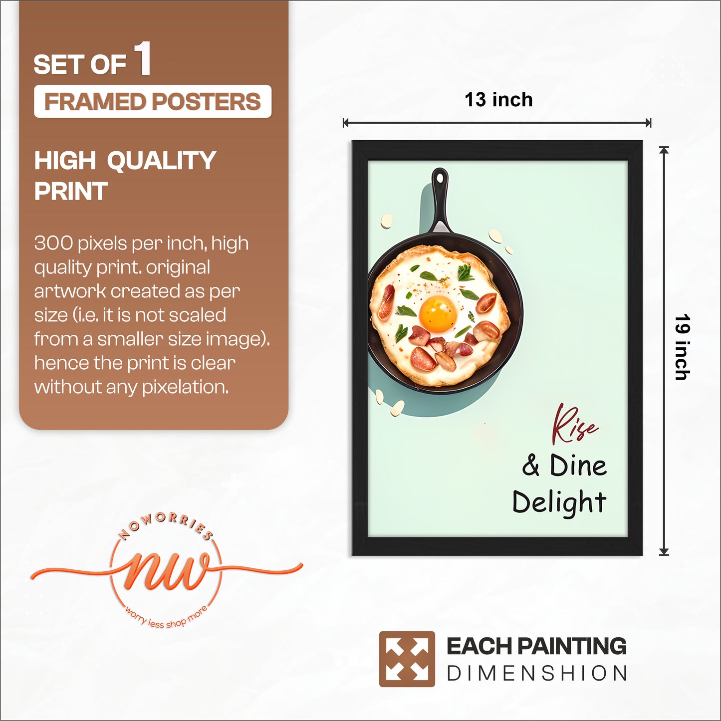 Rise & Dine Wall Frame