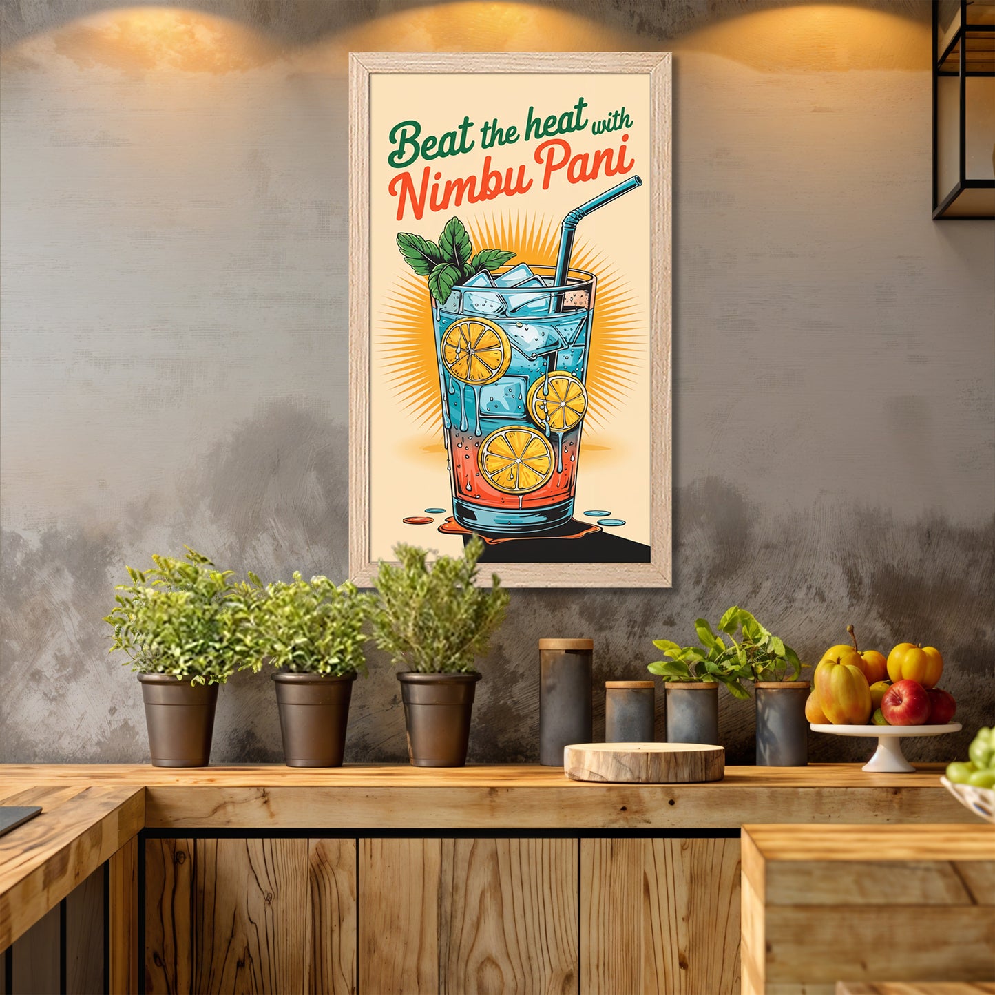 Nimbu Pani Vintage Poster