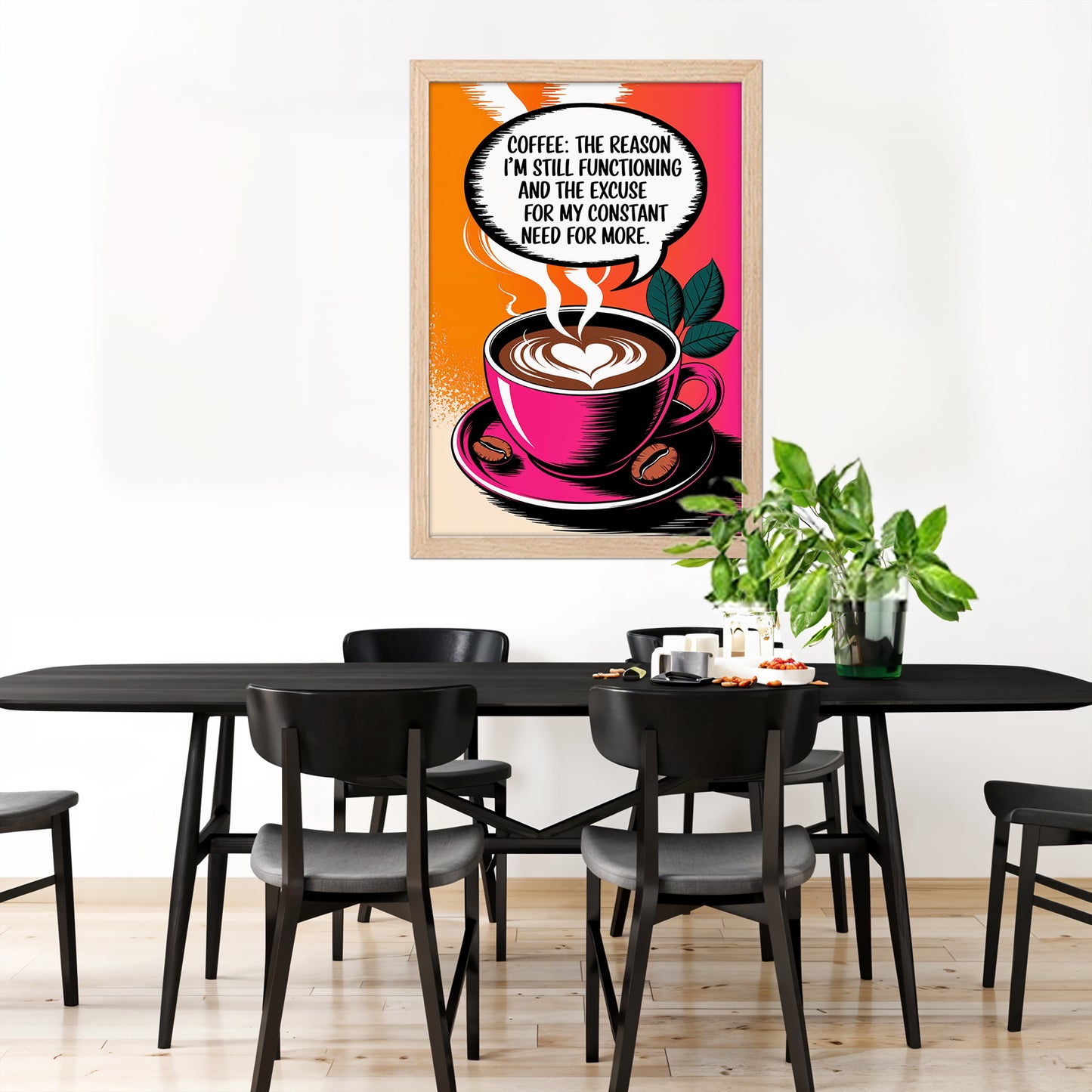 Need More Coffee Wall Frame