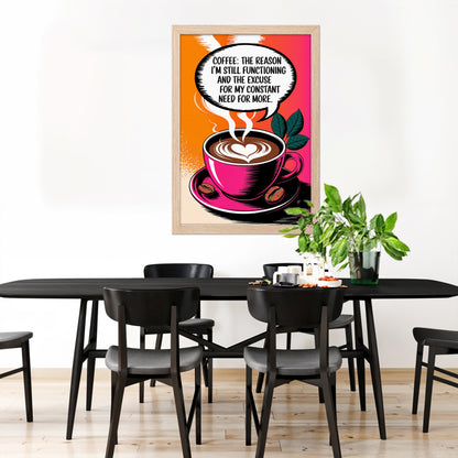 Need More Coffee Wall Frame