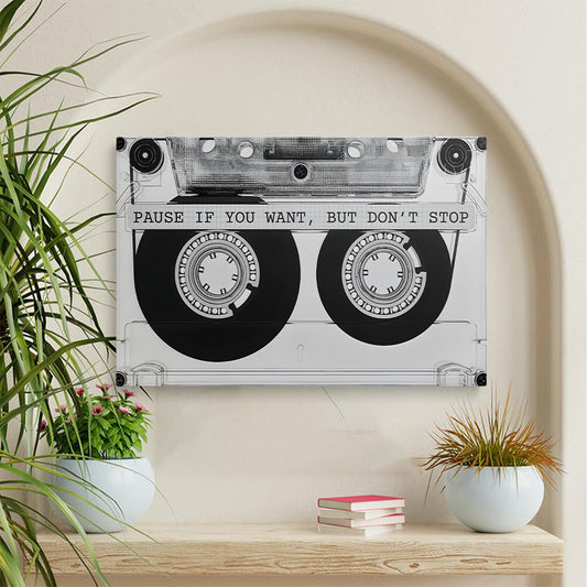 Vintage Audio Tape  Wall Canvas