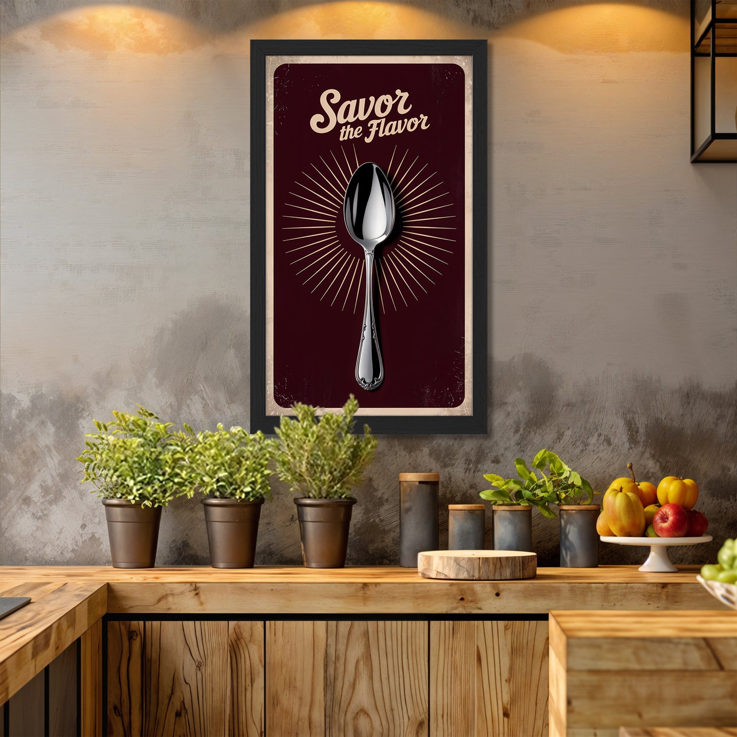Spoon of Flavour Wall Frame
