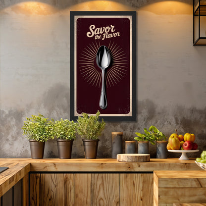 Spoon of Flavour Wall Frame