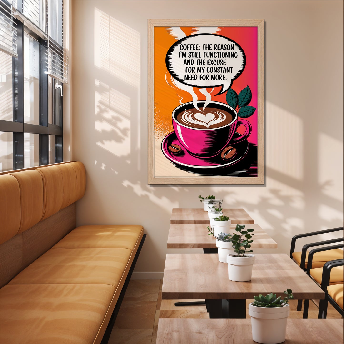 Need More Coffee Wall Frame