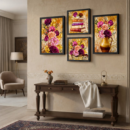 Golden Blossom Collection Set of 4