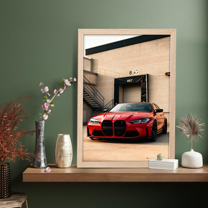 BMW M4 Wall Frame