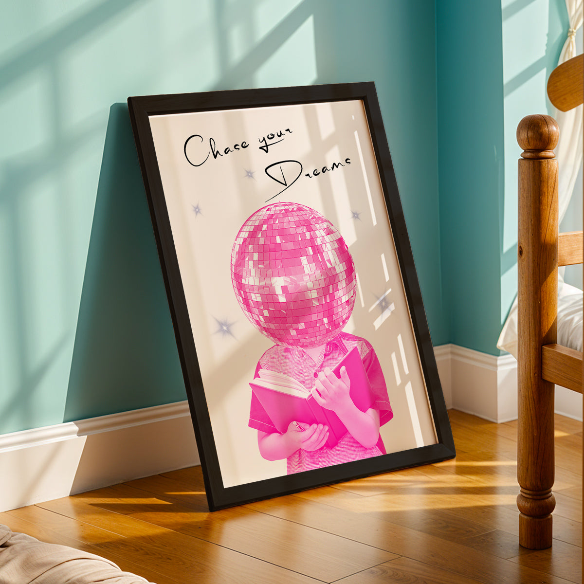Chase Your Dreams Motivational Poster