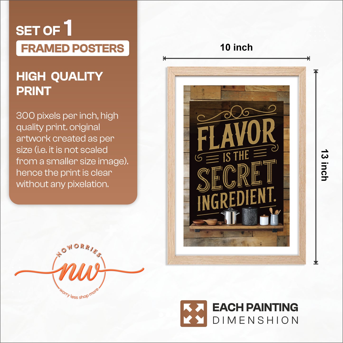 Secret Ingredient Wall Frame
