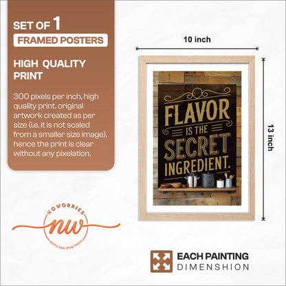 Secret Ingredient Wall Frame
