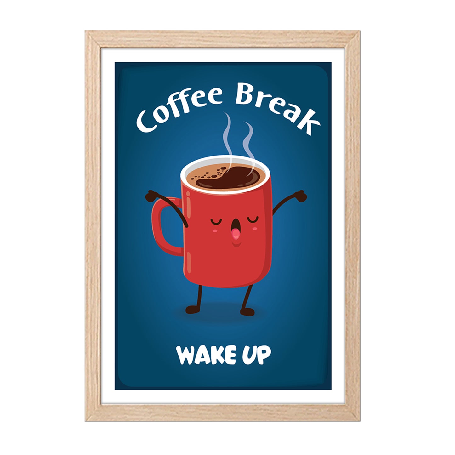 Wake-Up Coffee Wall Frame