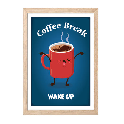 Wake-Up Coffee Wall Frame