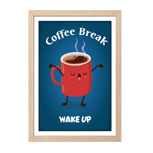 Wake-Up Coffee Wall Frame