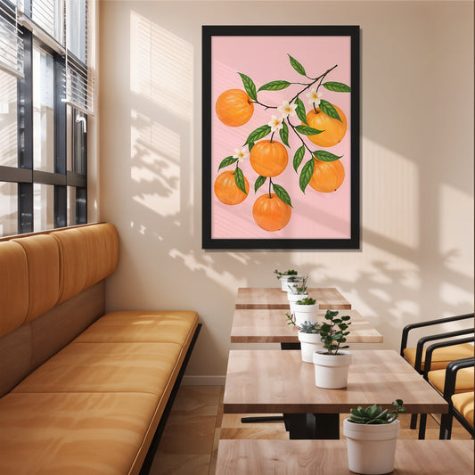 Citrus Branch Wall Frame