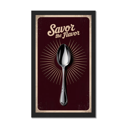 Spoon of Flavour Wall Frame
