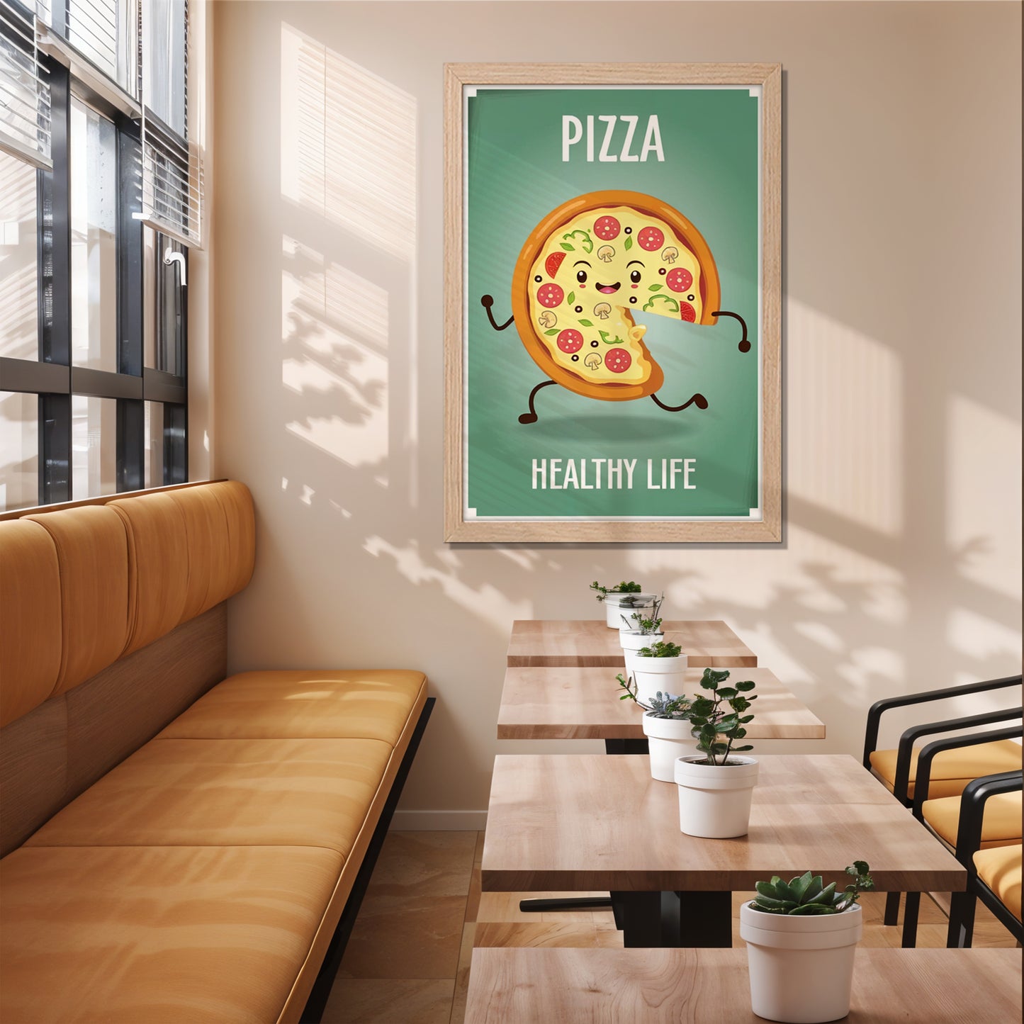 Pizza Run Wall Frame