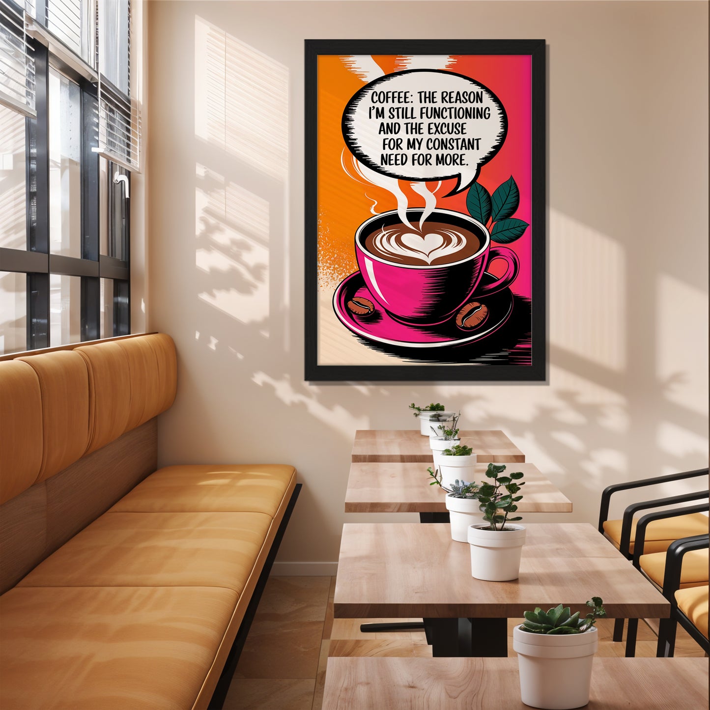 Need More Coffee Wall Frame