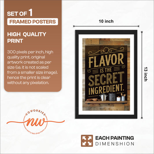 Secret Ingredient Wall Frame