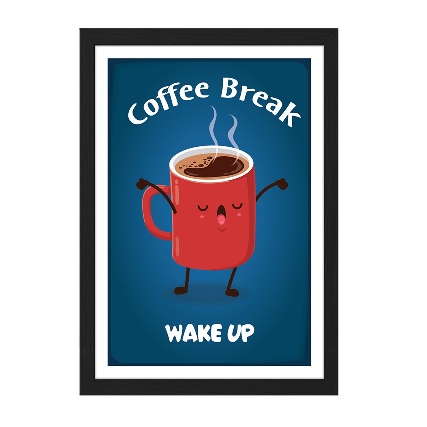 Wake-Up Coffee Wall Frame