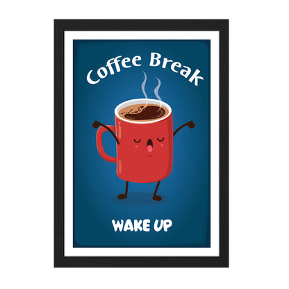 Wake-Up Coffee Wall Frame
