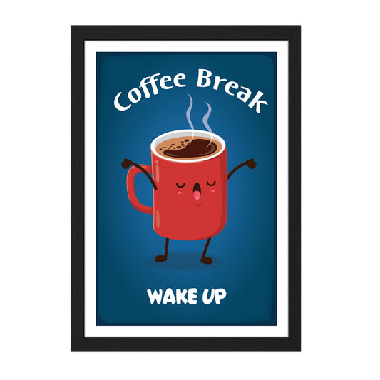 Wake-Up Coffee Wall Frame