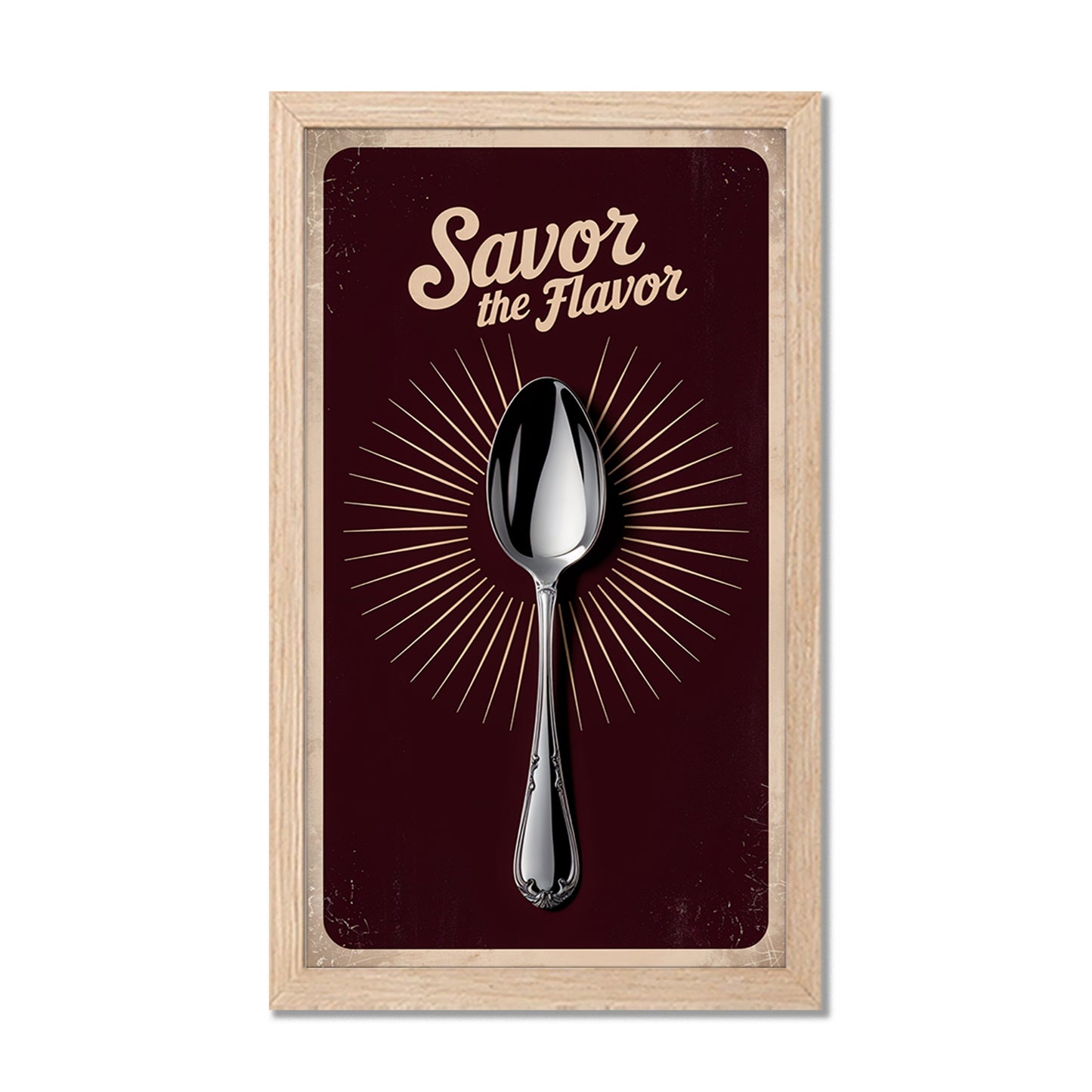 Spoon of Flavour Wall Frame