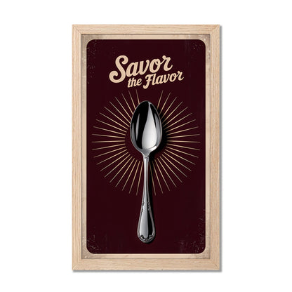 Spoon of Flavour Wall Frame