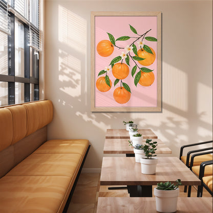Citrus Branch Wall Frame