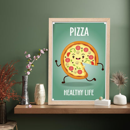 Pizza Run Wall Frame