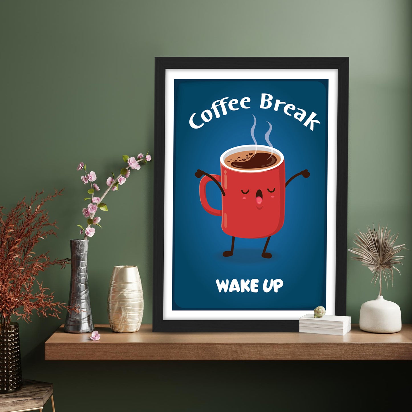 Wake-Up Coffee Wall Frame