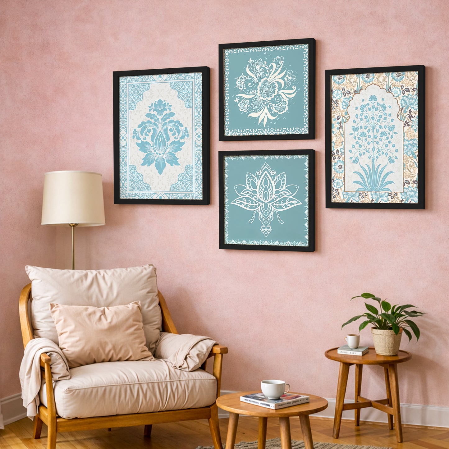 Azure Heritage Collection Set of 4