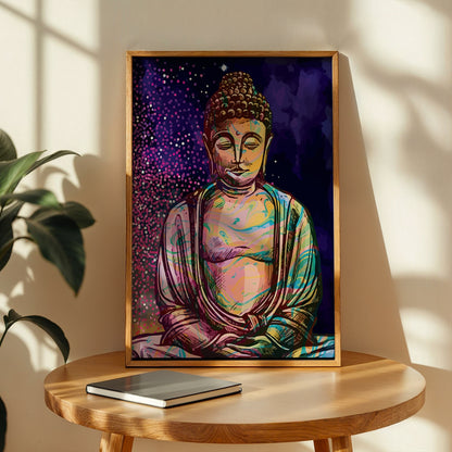 Colorful Buddha Frame