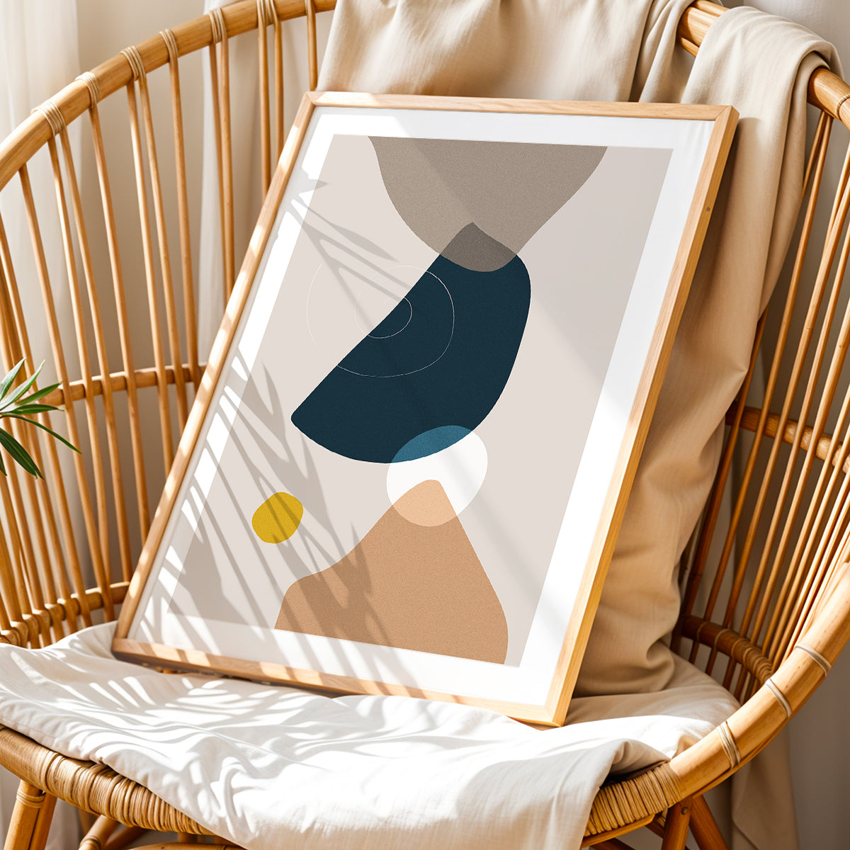 Minimal Abstract Wall Frame