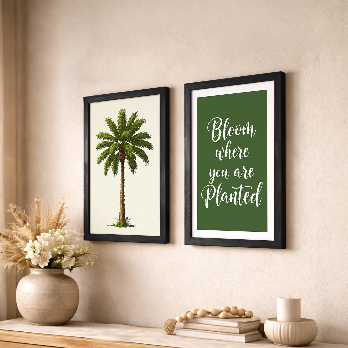 Bloom Where You Are Planted Wall Art Set of 2