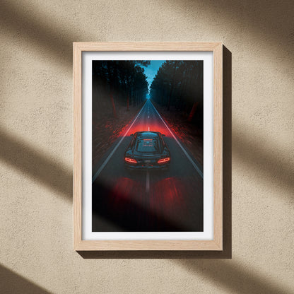 Midnight Drive Wall Frame