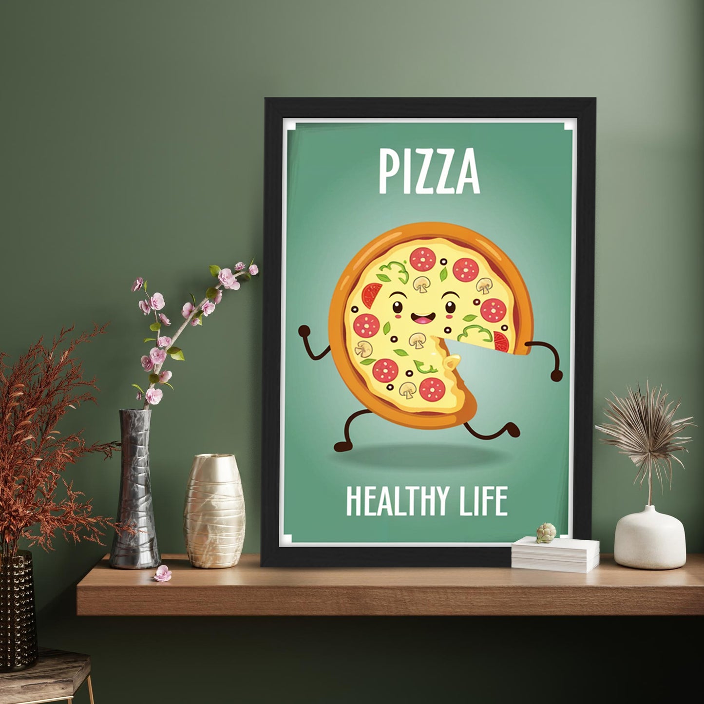 Pizza Run Wall Frame