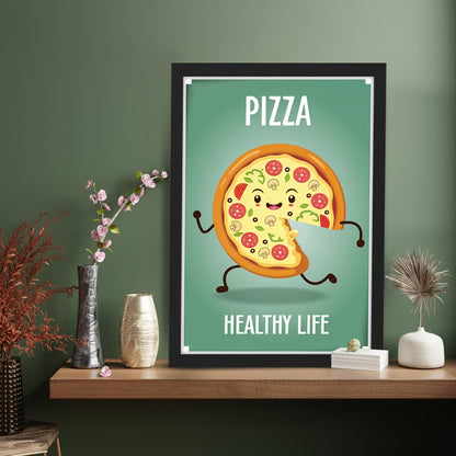 Pizza Run Wall Frame