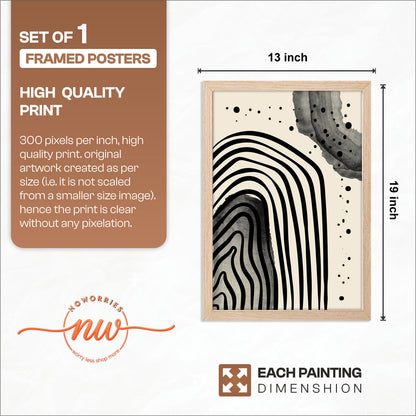 Wave Abstract Wall Frame