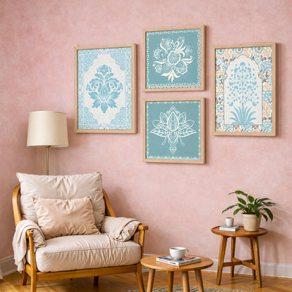 Azure Heritage Collection Set of 4