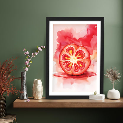 Tomato Burst Wall Frame