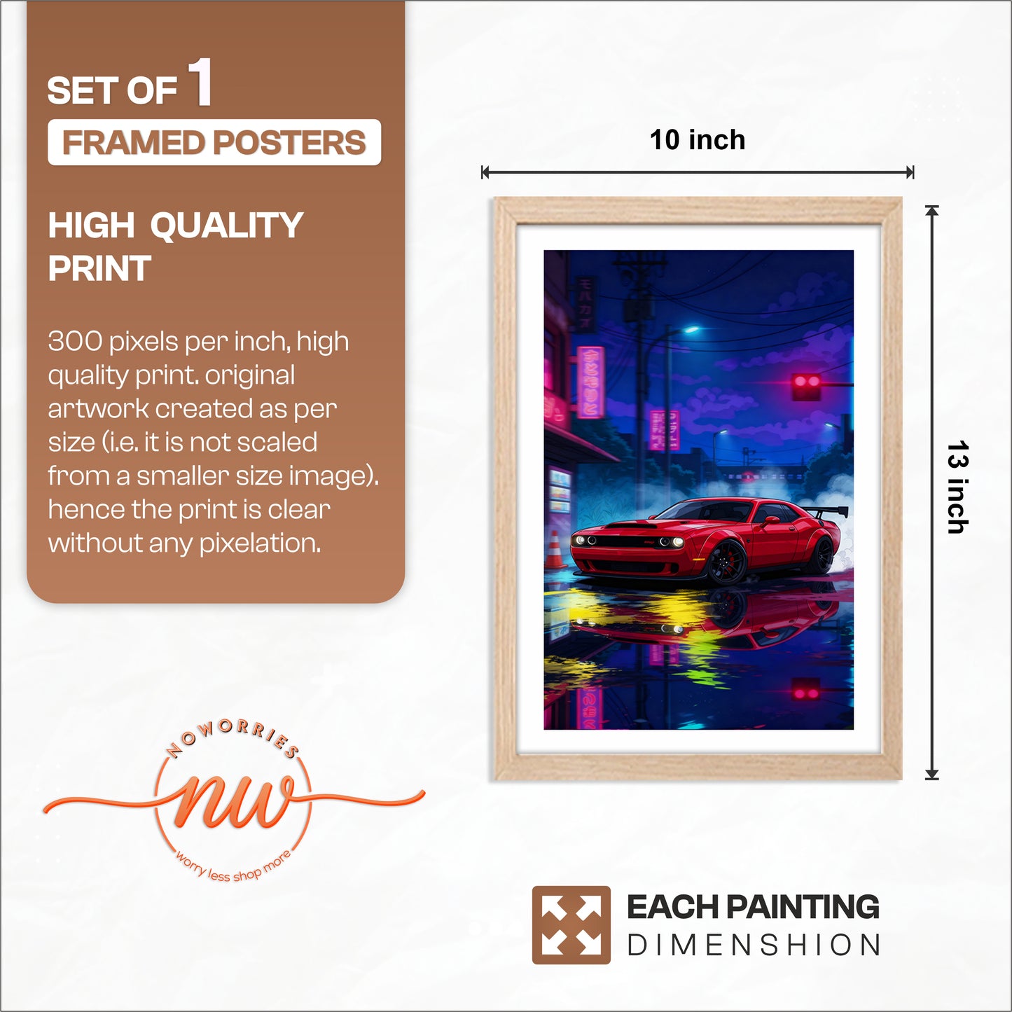JDM Street Car Wall Art