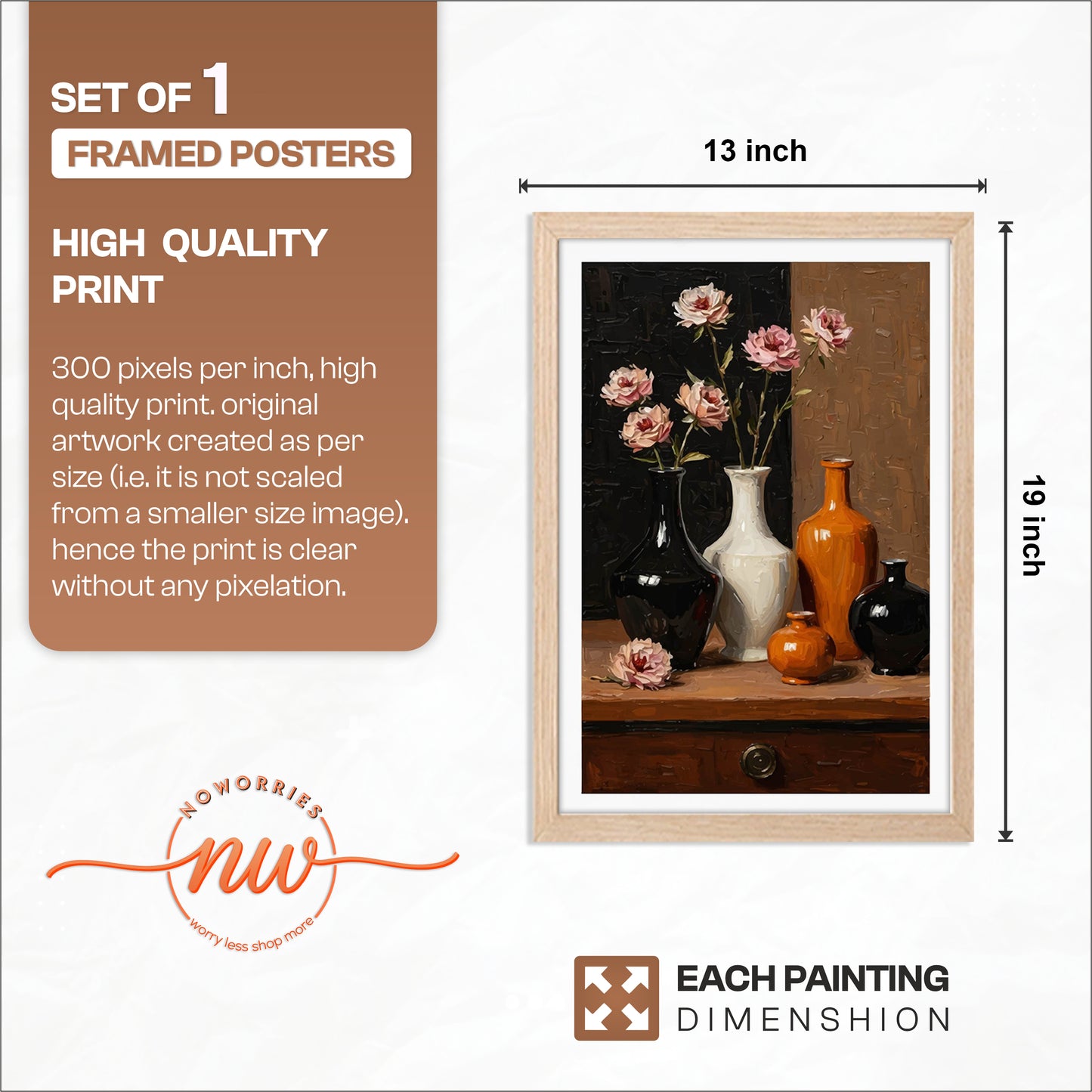 Classic Bloom Still Life Wall Art