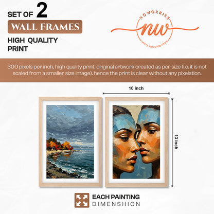 Portrait & Seascape Framed Set