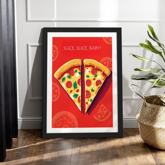 Pizza Love Wall Frame
