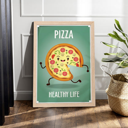 Pizza Run Wall Frame