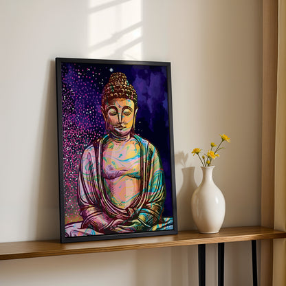 Colorful Buddha Frame